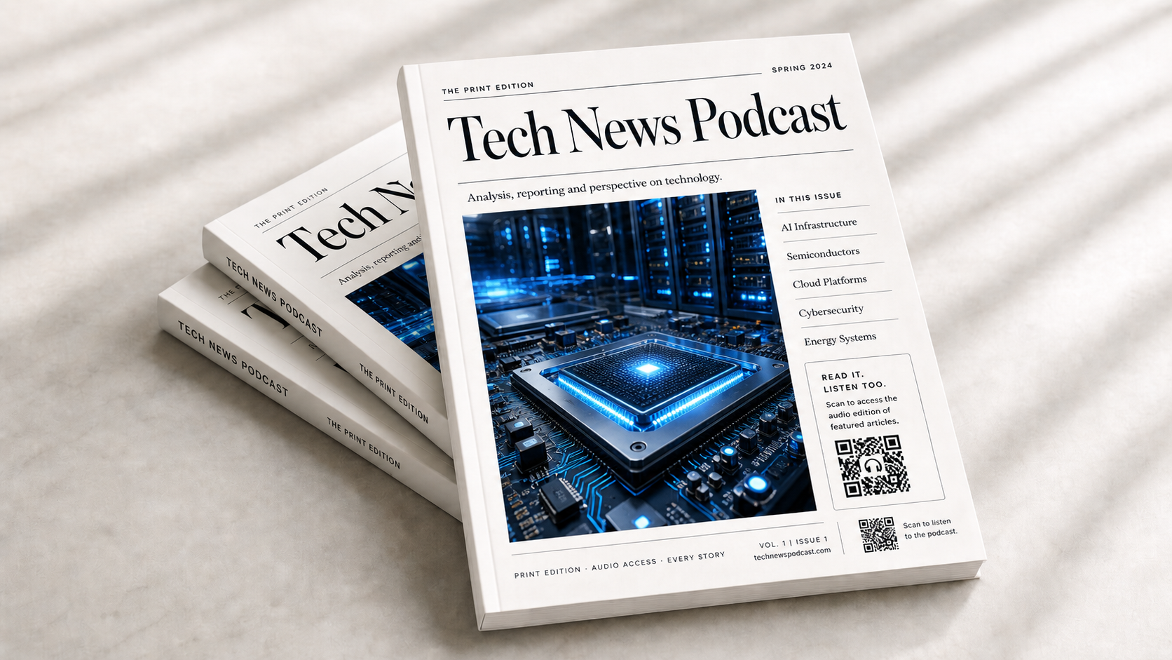 Tech News Podcast newspaper print edition